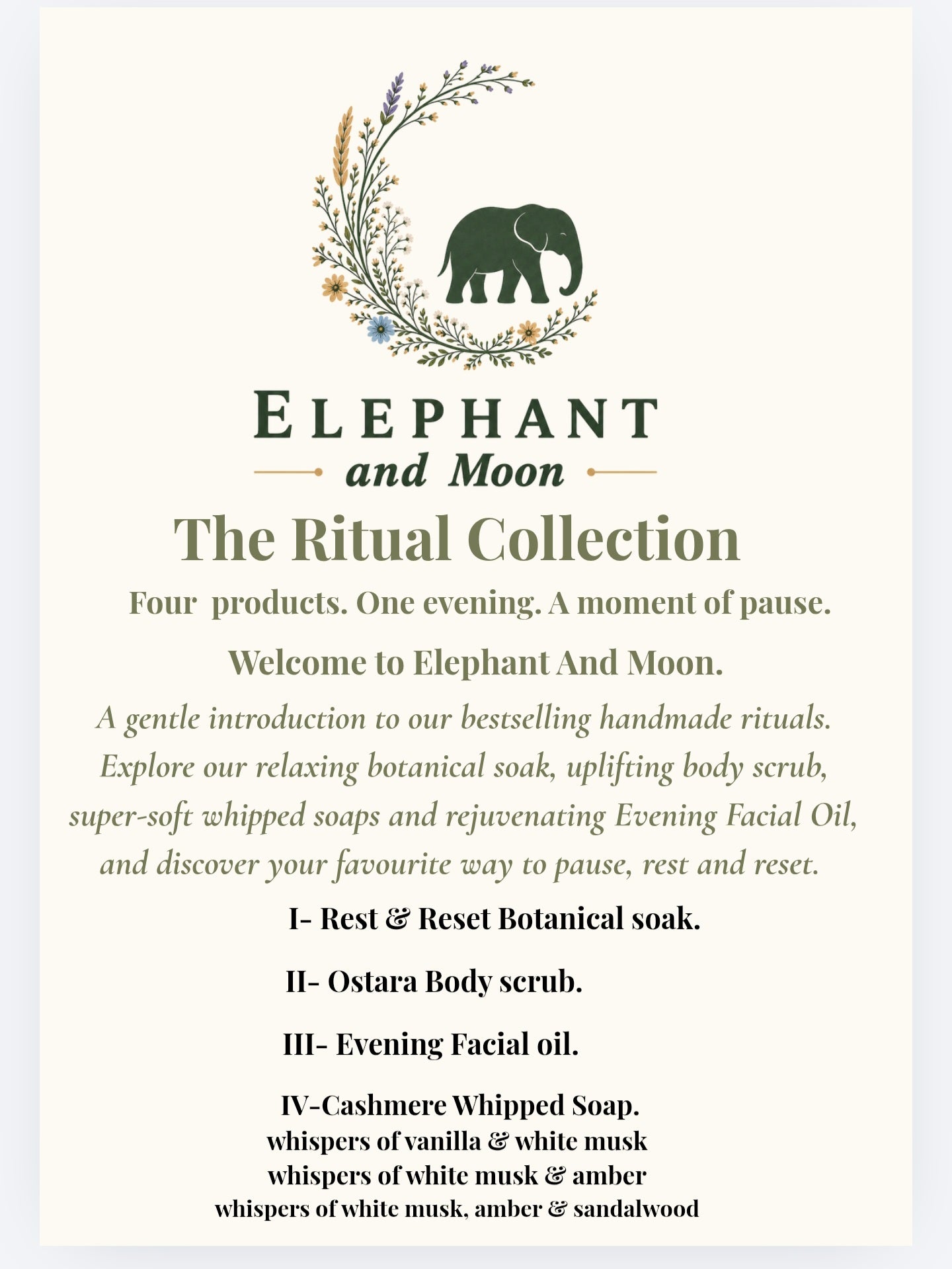 The Ritual Discovery Collection- A small moment of pause