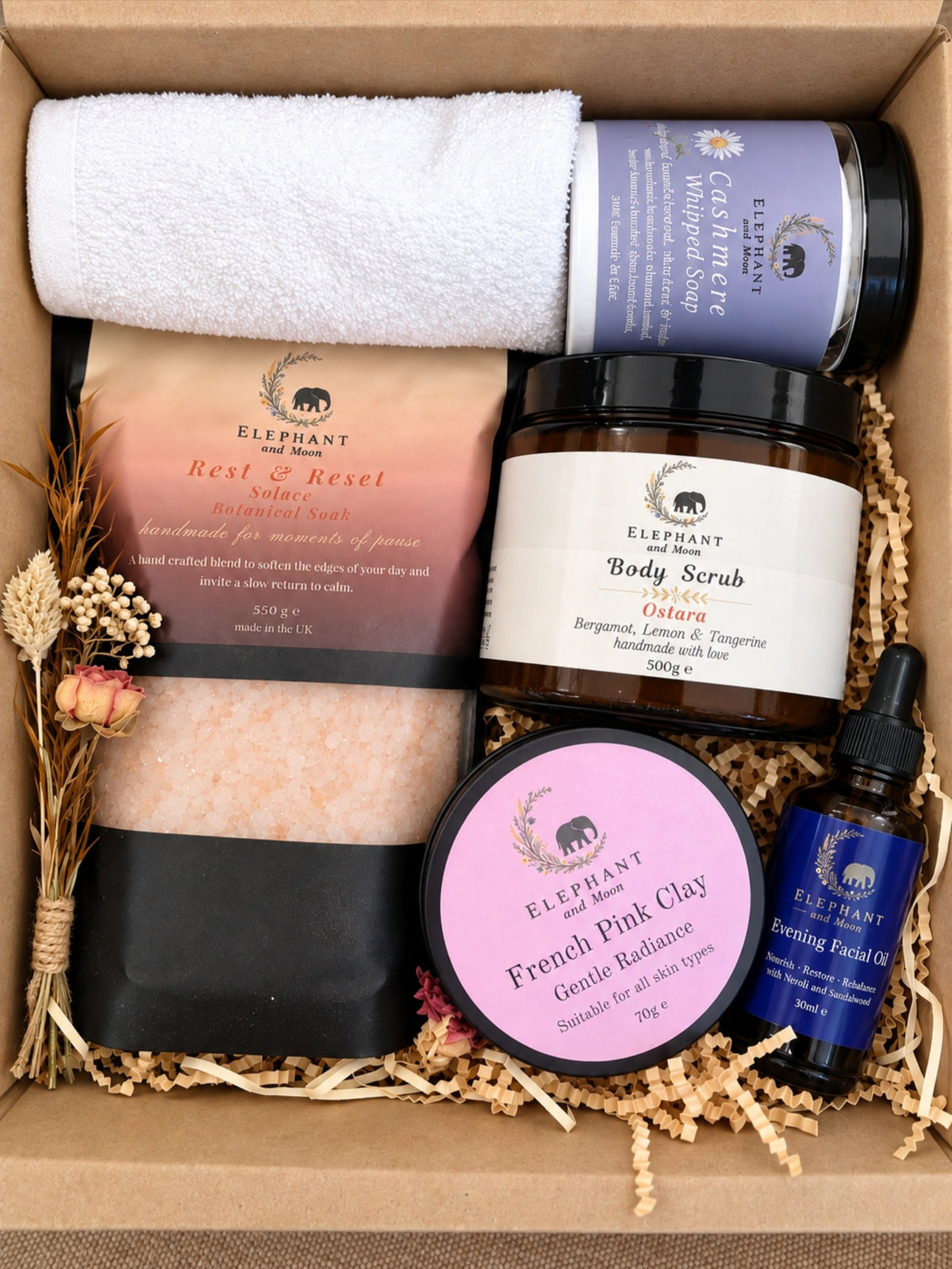 The Elephant and Moon Full Ritual Collection - a complete rest & reset for body, skin and mind.